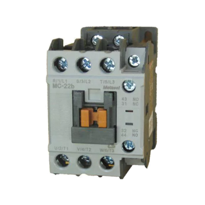 کنتاکتور 22 آمپر، 11 کیلووات، بوبین های خاص AC، برند LS مدل MC-22b کنتاکتور 22 آمپر، 11 کیلووات، بوبین VAC 220، برند LS مدل MC-22b