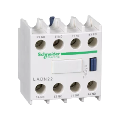 کنتاکت کمکی قابل نصب روی کنتاکتور اشنایدر مدل LADN31 -3NO-1NC کنتاکت کمکی قابل نصب روی کنتاکتور اشنایدر مدل LADN22 -2NO2NC