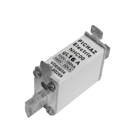 فیوز کاردی 16 تا 160 آمپر gG/gL پیچاز الکتریک C00/NT00 (پایه کوتاه) ( آمپر فیوز به انتخاب ) فیوز کاردی 16 تا 160 آمپر gG/gL پیچاز الکتریک C00/NT00 (پایه کوتاه) ( آمپر فیوز به انتخاب )