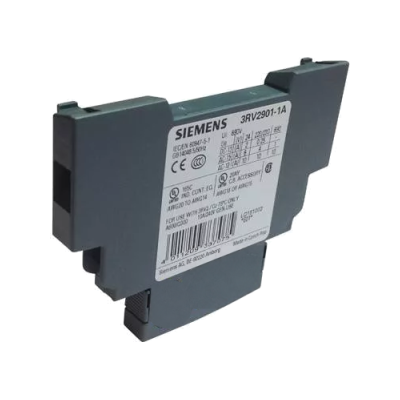 کنتاکت کمکی 1NO1NC نصب بغل کلیدهای حرارتی زیمنس مدل 3RV2901-1A کنتاکت کمکی 1NO1NC نصب بغل کلیدهای حرارتی زیمنس مدل 3RV2901-1A
