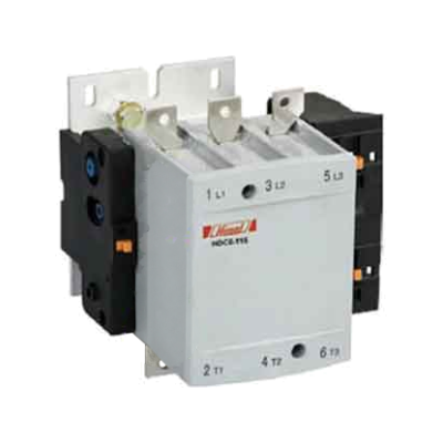 کنتاکتور 115 آمپر 55 کیلووات بوبین 220VAC هیمل HIMEL مدل HDC611522M7 کنتاکتور 115 آمپر HDC