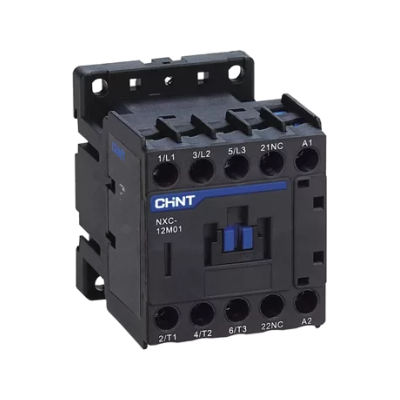 مینی کنتاکتور 9 آمپر 4 کیلووات CHINT بوبین VAC 220 مدل NXC-09M10 مینی کنتاکتور چینت