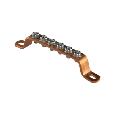 شمش ارت 6 پیچ مسی با ابعاد 3*15 شمش ارت 6 سایز 3*15 سایز الکتروشتاب