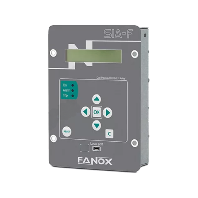 رله حفاظتی اضافه جریان و خطای زمین مدل SIA-F برند FANOX رله حفاظتی اضافه جریان و خطای زمین مدل SIA-F برند FANOX