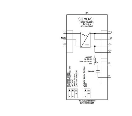 منبع تغذیه /SIEMENS /6EP1334-3BA10 خروجی 24 ولت DC و 10 آمپر منبع تغذیه /SIEMENS /6EP1334-3BA10 خروجی 24 ولت DC و 10 آمپر
