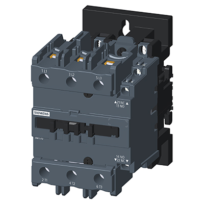 کنتاکتور زیمنس 95 آمپر 45 کیلووات بوبین 220VAC مدل 3MT7095-4AA11-0AM0 کنتاکتور زیمنس 95 آمپر 45 کیلووات بوبین 220VAC مدل 3MT7095-4AA11-0AM0