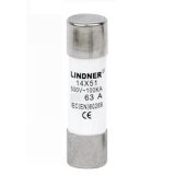 فیوز سیلندری برند LINDER لیندر  40 یا 50 یا 63 آمپر gG 14*51  ( آمپر فیوز به انتخاب )