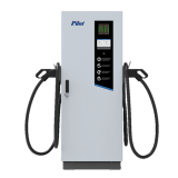 تسلاکالا - مرجع فروش آنلاین تجهیزات برق صنعتی شارژر استند DC خودرو برقی 120 کیلوواتی هوشمند INERGO دارای 2 گان و دارای نمایشگر و قابلیت تنظیم جریان ورودی