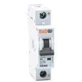 کلید مینیاتوری جریان مستقیم DC برند RAAD رعد تک پل 16 آمپر 6 کیلو آمپر منحنی B سری RB/MD