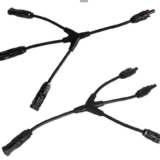 سوکت نری و مادگی 1000VDC کابل پنل خورشیدی MC4 ( سه به تک یا تک به سه بسته به انتخاب )