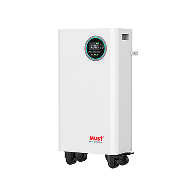 باتری خورشیدی لیتیومی 10 کیلووات MUST ظرفیت 15.36kWh مدل LP16-48300 باتری ایستاده 10کیلووات MUST