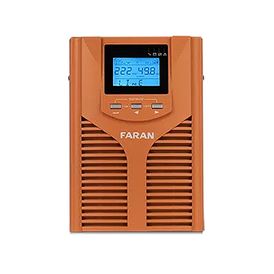 یو پی اس LINE INTERACTIVE UPS تکفاز باتری خارجی 24 ولت 1 KVA سری TRUST فاران FARAN یو پی اس تکفاز LINE INTERACTIVE UPS سری TRUST برند فاران