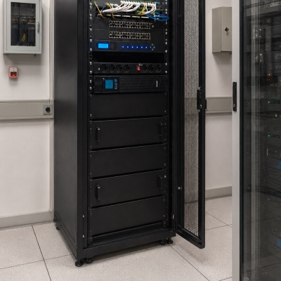 یو پی اس آنلاین ONLINE UPS تکفاز باتری داخلی 96 ولت 3 KVA سری VIGOR RT فاران FARAN دارای پک باتری یو پی اس رکمونت فاران سری vigor rt