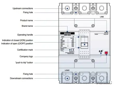 کلید اتوماتیک،کمپکت 25 آمپر،قابل تنظیم حرارتی-ثابت مغناطیسی LS سری metasol ABH