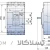 کلید اتوماتیک،کمپکت 300 آمپر،غیرقابل تنظیم حرارتی-مغناطیسی LS سری metasol ABS