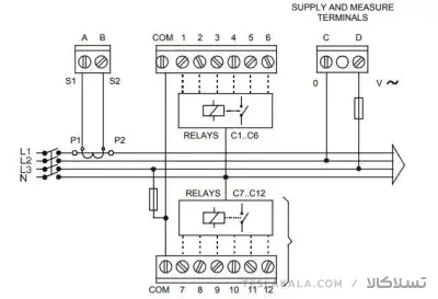 رگولاتور بانک خازنی سیرکوتور CIRCUTOR مدل COMPUTER MAX 12