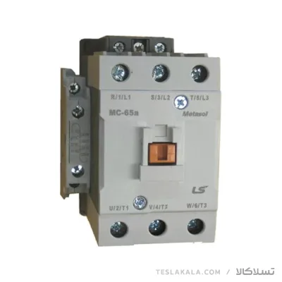 کنتاکتور 50 آمپر، 22 کیلووات، بوبین های خاص AC، برند LS مدل MC-50a کنتاکتور 50 آمپر، 22 کیلووات، بوبین VAC 220 ، برند LS مدل MC-50a