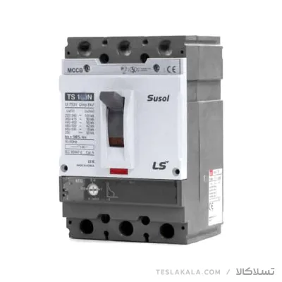 کلید کمپکت 63 آمپر قابل تنظیم حرارتی-ثابت مغناطیسی LS SUSOL TD100N FMU کلید اتوماتیک،کمپکت 50 آمپر،قابل تنظیم حرارتی-ثابت مغناطیسی LS سری SUSOL TD100N FMU