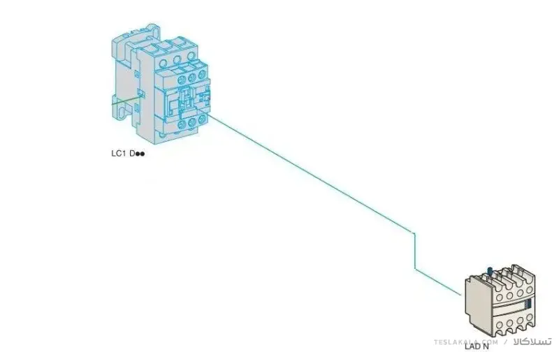 کنتاکت کمکی قابل نصب روی کنتاکتور اشنایدر مدل LADN31 -3NO-1NC