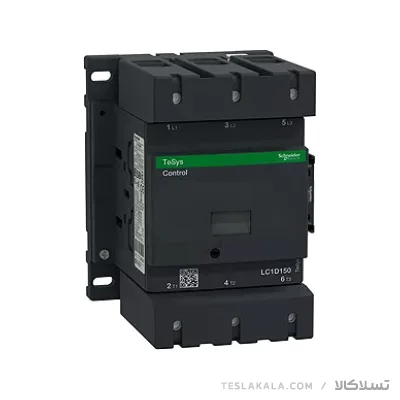 کنتاکتور 115 آمپر اشنایدر 60 کیلووات، بوبین 220VAC ، مدل LC1D115M7 کنتاکتور اشنایدر سری d 150 آمپر