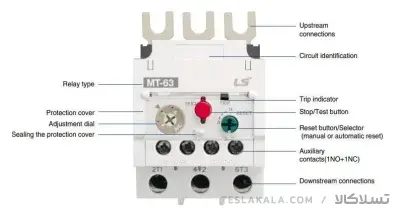 بی متال ( رله حرارتی/ اضافه جریان) LS مدل MT32 3H تنظیمات 9 : 13