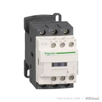 کنتاکتور 18 آمپر اشنایدر 7.5کیلووات، بوبین 24VDC ، مدل LC1D18BD کنتاکتور 18 آمپر اشنایدر 7.5کیلووات، بوبین 380VAC ، مدل LC1D18Q7