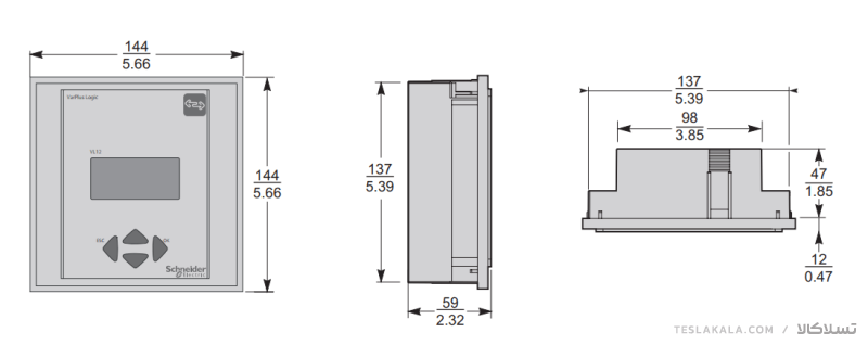 رگولاتور 6 پله خازنی اشنایدر SCHNEIDER مدل VPL06N