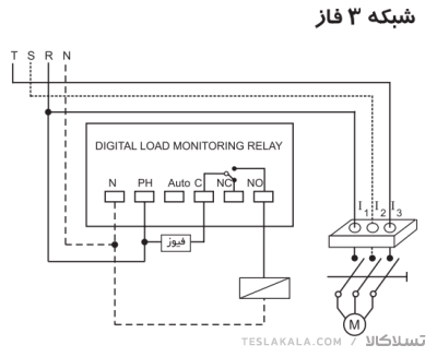 کنترل بار دیجیتال شیوا امواج 0.5 تا 15 آمپر  کد محصول  13F6