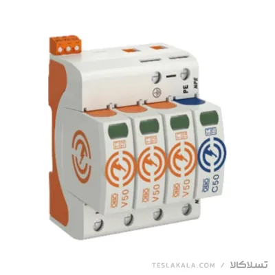 سرج ارستر ترکیبی OBO سری 3POLE+NPE ،V50 (سه فاز و نول) کد کالا 5093533 سرج ارستر ترکیبی OBO سری 3POLE+NPE ،V50 (سه فاز و نول) کد کالا 5093533