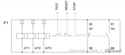 بی متال ( رله حرارتی/ اضافه جریان) SIEMENS مدل 3RU2136-4FB0 تنظیمات 28: 40