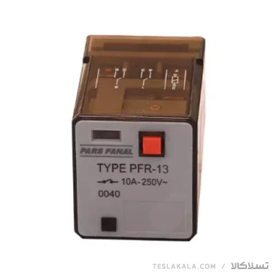 رله شیشه ای پارس فانال 11 پایه 3NO3NC ولتاژ کاری و کنترلی 220VAC PFR13 رله شیشه ای پارس فانال 11 پایه 3NO3NC ولتاژ کاری و کنترلی 220VAC مدل PFR13
