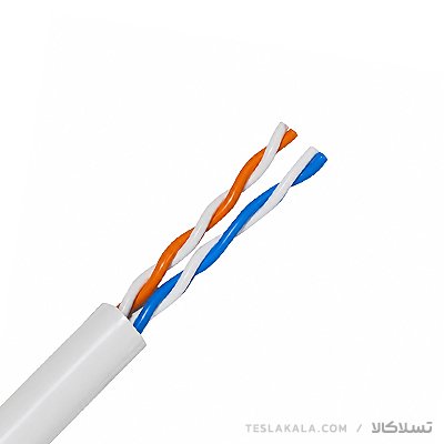 یک متر کابل مخابراتی دو زوج 0.6 برند خراسان افشارنژاد