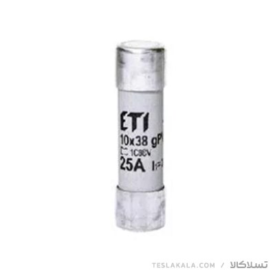 فیوز سیلندری 0.5 تا 20 آمپرgG ETI 38*10 ( آمپر فیوز به انتخاب ) فیوز سیلندری 0.5 تا 20 آمپرgG ETI 38*10 ( آمپر فیوز به انتخاب )