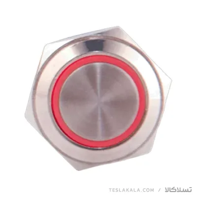 کلید فشاری ماندگار سایز 22 220V قرمز برند JBH همراه با سوکت کلید فشاری ( شستی) لحظه ای سایز 16 220V قرمز برند JBH (همراه با سوکت)