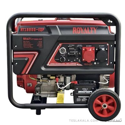 موتور برق رویالیتی 8 کیلووات بنزینی ROYALTY JAPAN مدل RT16900WHE دارای پورت ATS سیم پیچی 100 درصد مسی موتور برق رویالیتی 8 کیلووات بنزینی ROYALTY JAPAN مدل RT16900WHE دارای پورت ATS سیم پیچی 100 درصد مسی